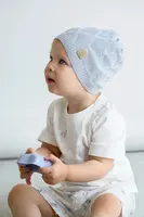 Dětská čepice Jamiks LUZ šedá barva, z tenké pleteniny, JWH109