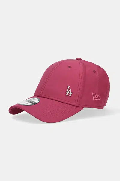 Kšiltovka New Era růžová barva, hladká, 60595163