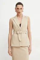 Vesta Morgan VROSSO.F béžová barva, jednořadá, VROSSO.F