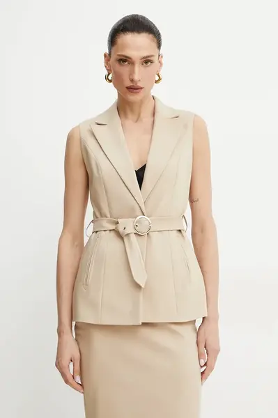 Vesta Morgan VROSSO.F béžová barva, jednořadá, VROSSO.F