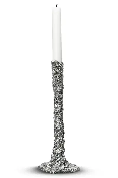 Dekorativní svícen Byon Space M šedá barva