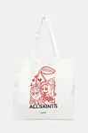 Bavlněná taška AllSaints BREAKUP bílá barva, M086XC