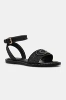 Sandály Guess SIYONA dámské, černá barva, FLJSIY FAB03