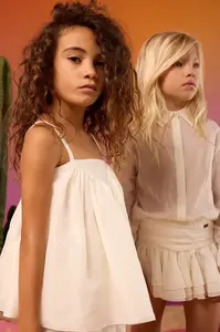 Dětská bavlněná halenka Pinko