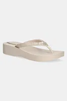 Žabky Ipanema MESH X PLAT dámské, béžová barva, na platformě, 83612-BB803