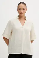 Lněná halenka United Colors of Benetton