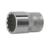 Nástrčná hlavice 1/2", 12-hranná, 16mm - JONNESWAY S04H4916 Velikost: 34 mm