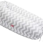 SCAMP Kojící polštář zig zag grey white