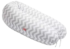 SCAMP Kojící polštář zig zag grey white