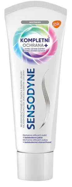 SENSODYNE Kompletní Ochrana+ Whitening Zubní pasta pro citlivé zuby 75 ml