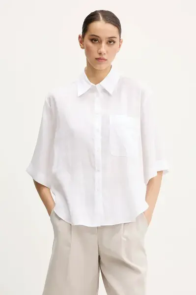 Lněná košile HUGO