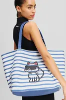 Bavlněná kabelka Karl Lagerfeld IKON