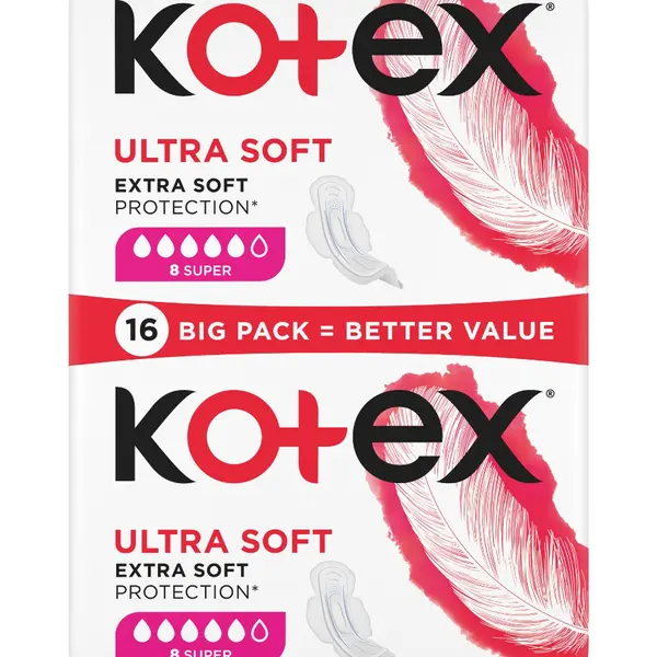 Kotex Ultra Soft Super vložky 16 ks