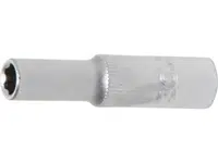 BGS technic Hlavice nástrčná, 1/4", 8 mm, profil Super Lock, prodloužená - BGS 2974 Velikost: 6 mm