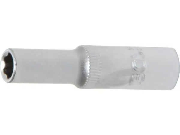 BGS technic Hlavice nástrčná, 1/4", 8 mm, profil Super Lock, prodloužená - BGS 2974 Velikost: 6 mm