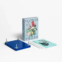 DIY sada - sušení květin Printworks Flower Press modrá barva