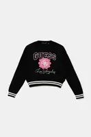 Dětský svetr s příměsí vlny Guess černá barva, J5YR02 Z3OF0