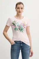 Tričko Guess dámské, růžová barva, W5GI07 J1314