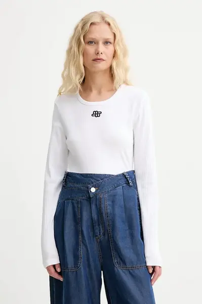 Bavlněné tričko s dlouhým rukávem MUNTHE POTE