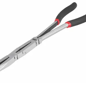 Kleště s půlkulatými zahnutými čelistmi a zdvojeným kloubem - VIGOR V2782