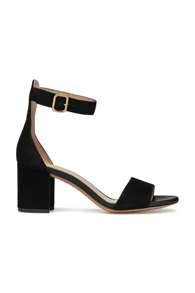 Semišové sandály Geox D VIRNILISA 65 S