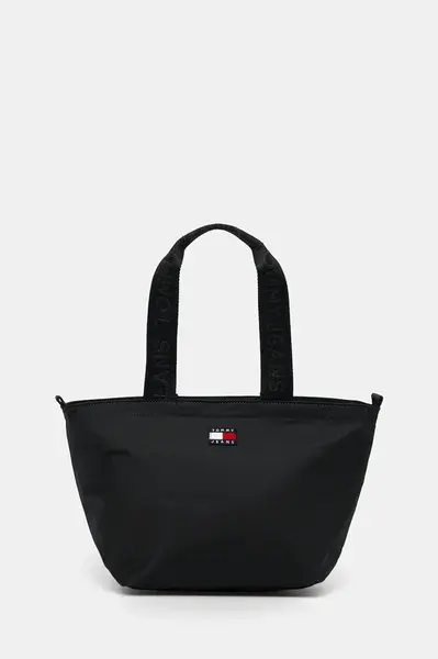 Kabelka Tommy Jeans černá barva, AW0AW17890