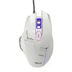 E-blue Myš Mazer EMS642WHAA-IU, 2500DPI, optická, 6tl., drátová USB, bílá