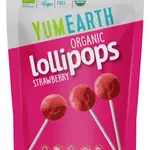 YUMEARTH BIO Ovocná lízátka s příchutí jahody 14 ks