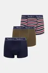 Boxerky Pepe Jeans 3-pack tmavomodrá barva, PMU11187