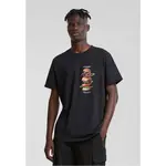 Black burger t-shirt