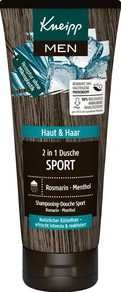 Kneipp Sprchový gel pro muže na tělo a vlasy Sport (Shower Gel) 200 ml