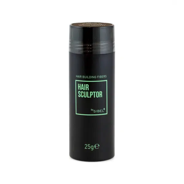 Pudr pro zakrytí řídnoucích vlasů plnitelný Sibel Hair Building Fibers - středně hnědá, 25g (8903003) + dárek zdarma