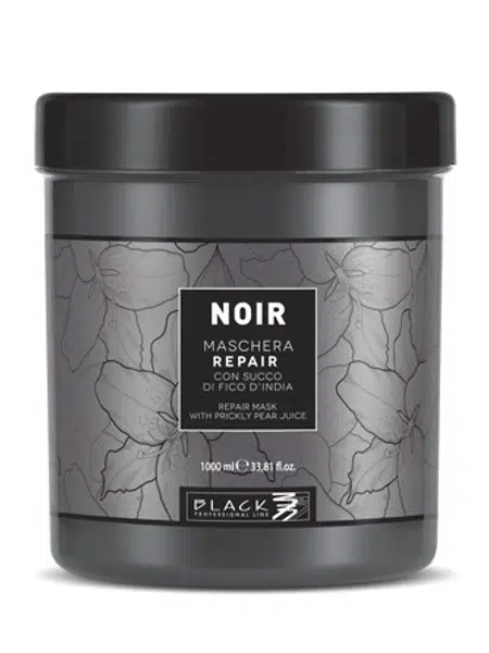 Obnovující maska pro poškozené vlasy Black Noir Repair - 1000 ml (102010) + dárek zdarma
