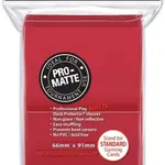 Obaly na karty Ultra Pro Pro-Matte Red 2x50 ks
