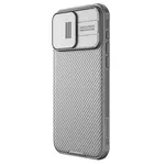 Silikonový kryt Nillkin CamShield PRO pro Apple iPhone 15 Pro, titanová šedá