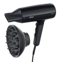 Fén na vlasy s ionizací Braun HD225 - 2200 W, černý + dárek zdarma