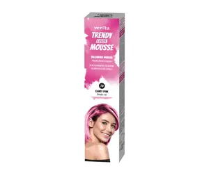 Barevné pěnové tužidlo Venita Trendy Color Mousse Candy Pink - 75 ml, bonbonově růžová (30CP)