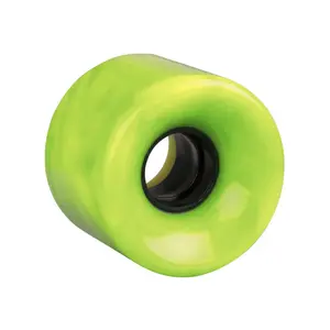 Kolečko na penny board 60*45 mm - žíhané žlutá