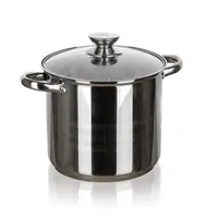 Hrnec nerezový se skleněnou poklicí Living 5,6 l