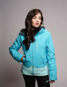 Husky Gambi L S, blue/turquoise Dámská lyžařská bunda