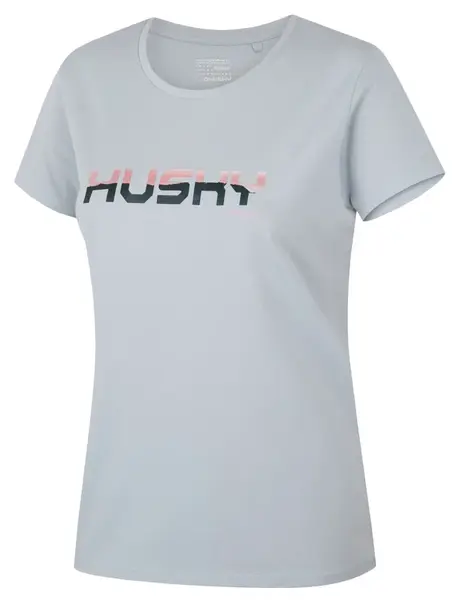 Husky Tee Wild L XL, light grey Dámské bavlněné triko