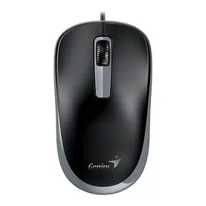 Myš drátová, Genius DX-125S, černo-šedá, optická, 1200DPI