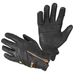 Dámské kožené moto rukavice W-TEC Perchta černá XL