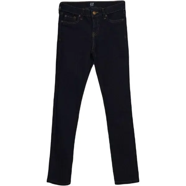 GAP V-SUPSKNY Dievčenské džínsy, tmavo modrá, veľkosť 10Y