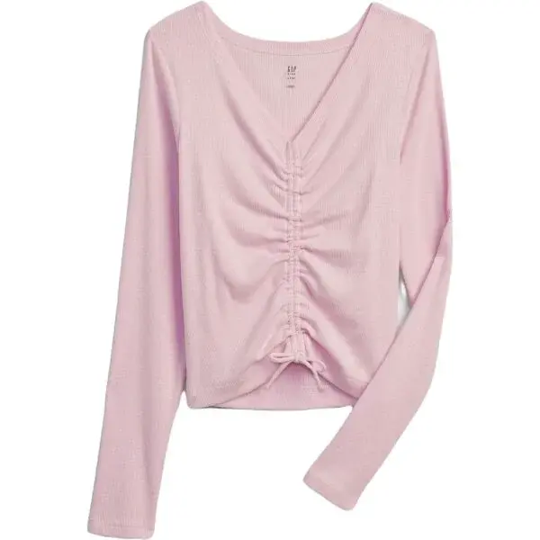 GAP RUCHED Dievčenské tričko, ružová, veľkosť