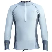 LAVACORE LC ELITE SHIRT LONG SLEEVE Top s merinom na vodné športy, sivá, veľkosť M/L