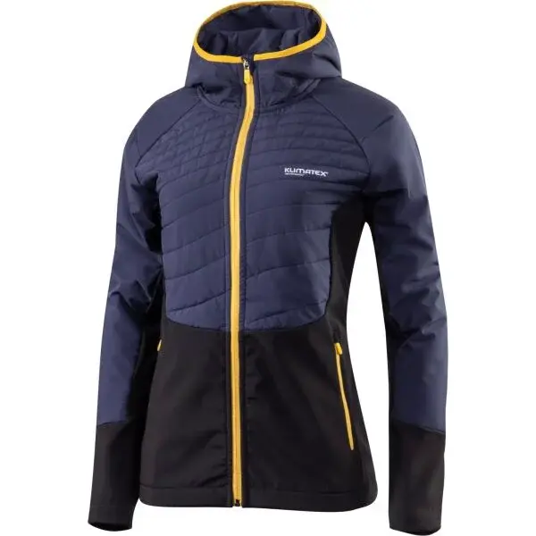 Klimatex GEMMA Dámska hybridná bunda s kapucňou, čierna, veľkosť