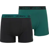 Umbro BOXER SHORT 2 PACK Pánske boxerky, čierna, veľkosť