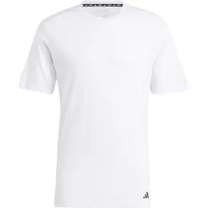 adidas YOGA BASE TEE Pánske športové tričko, biela, veľkosť XXL