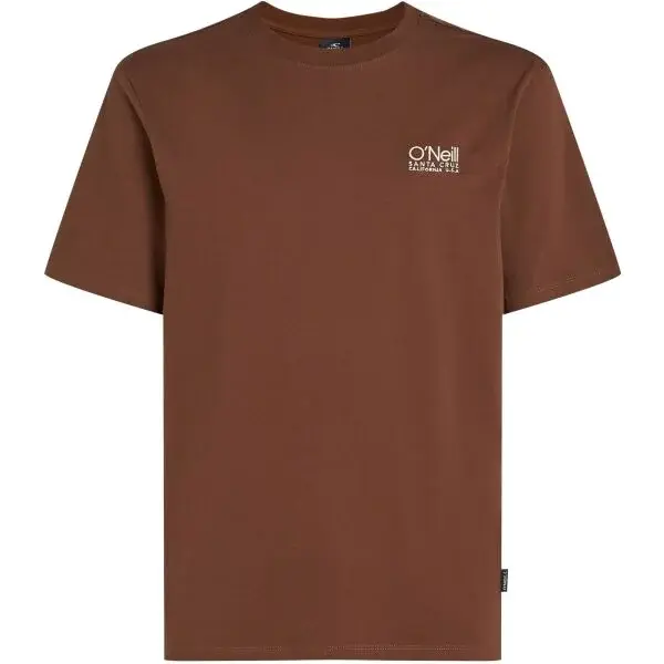 O'Neill ORIGINAL CALI LOGO Pánske tričko, hnedá, veľkosť